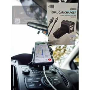 Case Logic Universal Dual Car Charger - 2.4A/12W with Overcharge Protection-You Choose