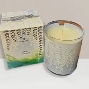 THYMES White Wisteria Aromatic Candle, 255g. (9 oz.)