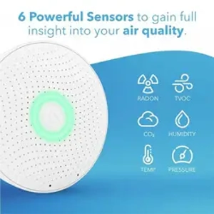 Wave Plus, Indoor air quality monitor with radon detection (2910) by Airthings