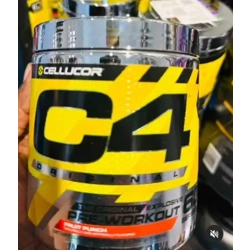 Cellucor C4 Sport Fruit Punch nutrition label and supplement facts