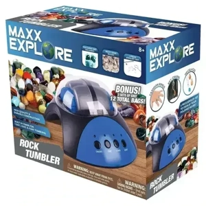 MAXX Explore Rock Tumbler Kit, Gem Polisher