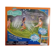 The Wham-O Classic 10-foot Water Jump Rope, a blue and red outdoor toy for kids.