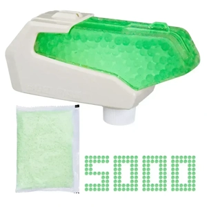 Nerf Pro Gelfire Nightfall Hopper, 5000 Glow in the Dark D..
