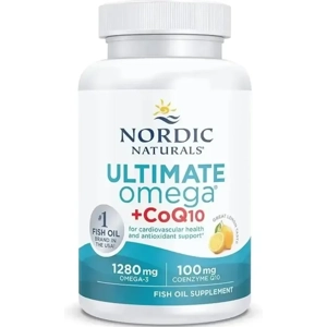 Nordic Naturals Ultimate Omega + CoQ10, Lemon - Choose Sizes