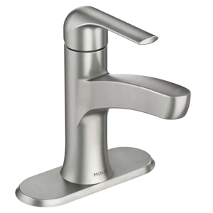 Moen Tilson Spot Resist Brushed Nickel Bathroom Faucet wit..