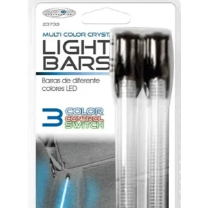 Custom Accessories 23733 Multi Color Crystal Light Bars- W..