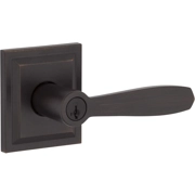 Close up of the SmartKey cylinder keyway on the exterior lock face.