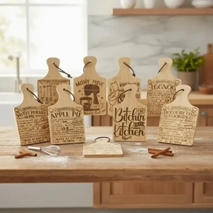 More4less hand crafted custom laser engraved cutting boards