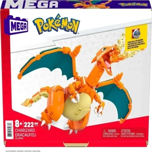 MEGA Pokémon Building Toys Set Charizard with 222 Pieces, 4 Inches