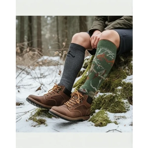 Carolina Hosiery Realtree Men's Tall Heavyweight Socks, Size 9-13, 2 Pair