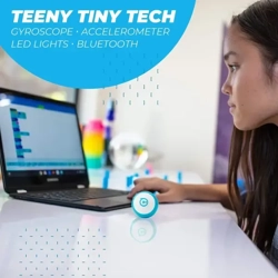A screenshot of the Sphero Edu Jr app interface, showing colorful, block-based coding commands.