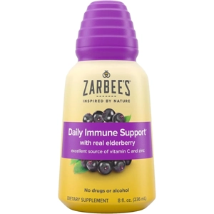 Zarbee's Liquid Daily Immune Support, High Concentrate Liquid, with Real Elderberry (8 fl .oz.)