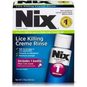 NIX Lice Killing Creme Rinse - 2 fl oz Box
