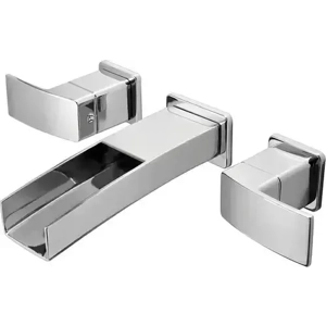 Pfister Kenzo 2-Handle Wall Mount Bathroom Faucet LG49-DF1..