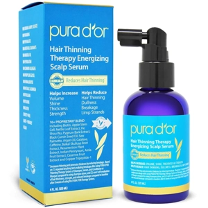 PURA D'OR 4 Oz Hair Thinning Therapy Energizing Scalp Serum