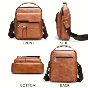 Multi-Pocket Waterproof Crossbody Bag - Wear-Resistant, Everyday Essential | Choose Your Color