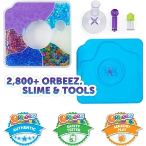 Orbeez Mixin’ Slime Set with 2500+ Orbeez (Micro, Shimmer, Marble & Glow in The Dark)