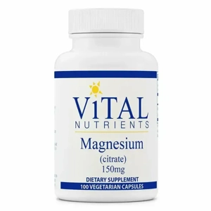 Magnesium Citrate by Vital Nutrients - 150 mg, 100 Capsule..