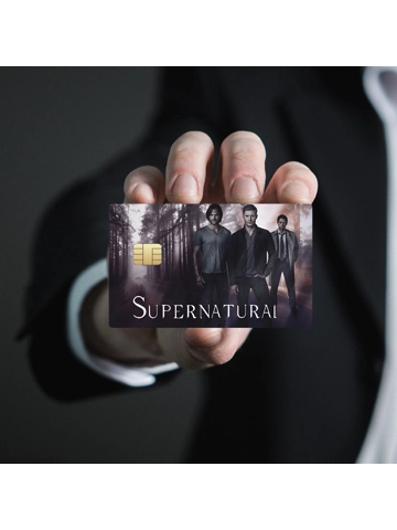 Supernatural Bank Card Sticker – Protect Your Card in Winchester Style