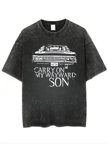 Carry on 100% cotton oversized t-shirt