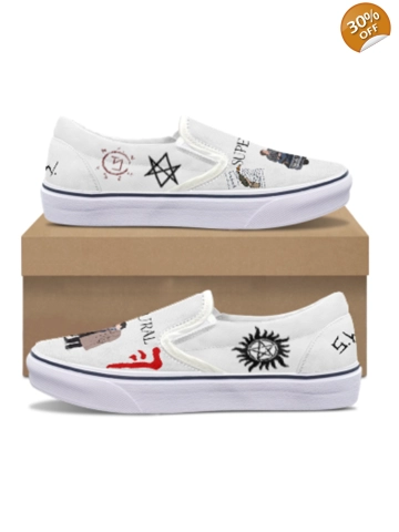 Supernatural themed shoes