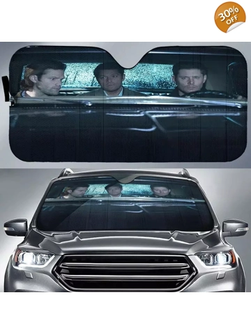 Sam, Castiel and Dean C..