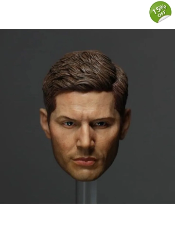 1/6 Dean Winchester Head Sculpt – Custom Jensen Ackles Model for 12