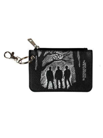 PU wallet with keychain..