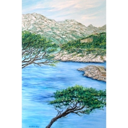 CALANQUE DE SORMIOU, MARSEILLE 81X60cm, huile