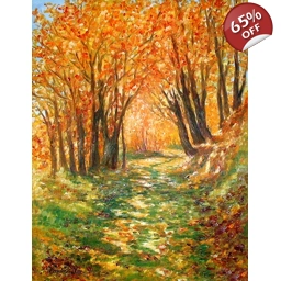 AUTOMNE 65X50cm, huile