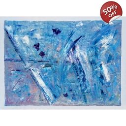 TETHYS 54X73cm, huile au couteau