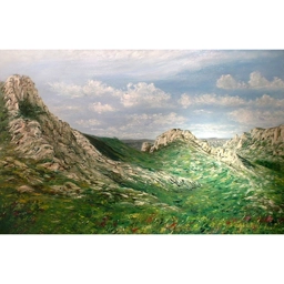 COLLINE DE SORMIOU, MARSEILLE 60X92cm, huile