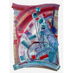 ARTEMIS 81X60cm, huile au couteau