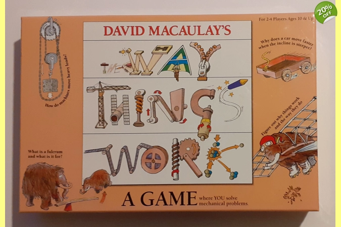 International Playthings The Way Things Work Board Game PLAYABLE