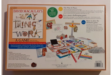 International Playthings The Way Things Work Board Game PLAYABLE