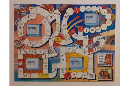 International Playthings The Way Things Work Board Game PLAYABLE