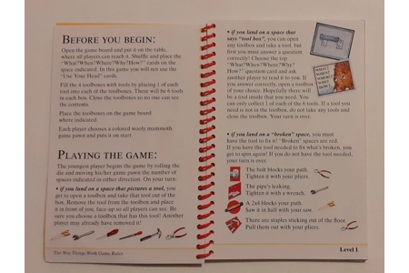 International Playthings The Way Things Work Board Game PLAYABLE