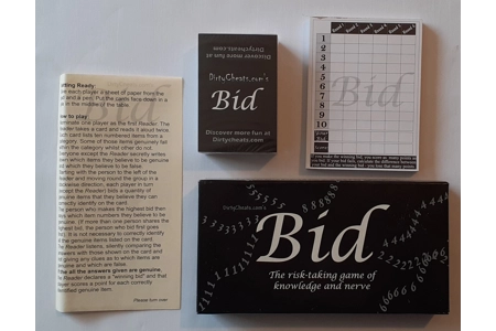 Dirty Cheats Bid Card Board Game LIKE NEW Dirty Cheats Bid Card Board Game LIKE NEW