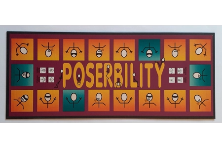Paul Lamond Games Poserbility Board Game COMPLETE Paul Lamond Games Poserbility Board Game COMPLETE