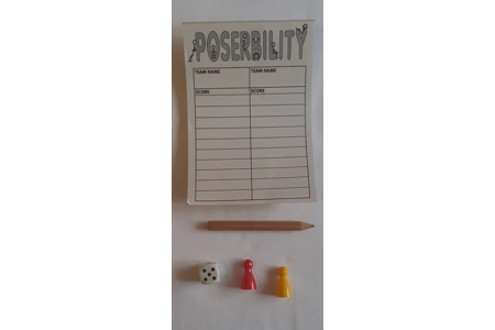 Paul Lamond Games Poserbility Board Game COMPLETE Paul Lamond Games Poserbility Board Game COMPLETE