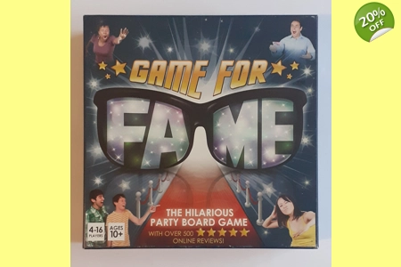 Banter Board Games the Game for Fame Board Game COMPLETE