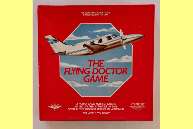 Coral Industries The Flying Doctor Game Rare Vintage Board Game COMPLETE Coral Industries The Flying Doctor Game Rare Vintage Board Game COMPLETE