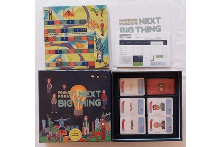 King Founders Forum's Next Big Thing Board Game COMPLETE Contents Sealed King Founders Forum's Next Big Thing Board Game COMPLETE Contents Sealed