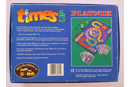 Platnik Time's Up Game Of The Year 2000 LIKE NEW