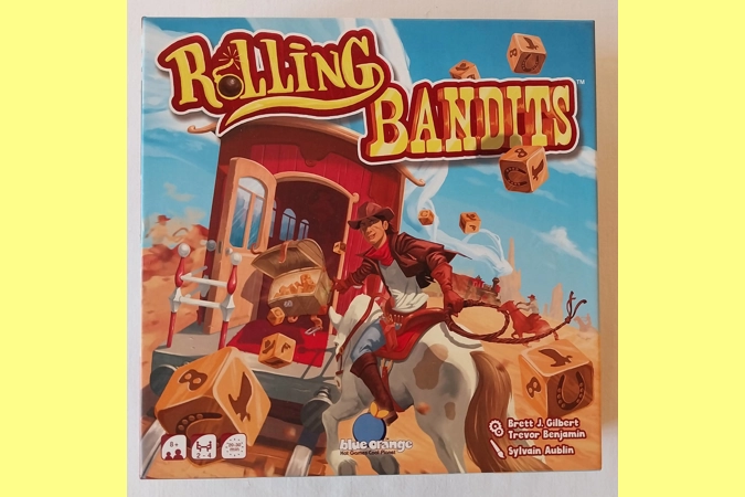 Blue Orange Rolling Bandits Dice Game COMPLETE Blue Orange Rolling Bandits Dice Game COMPLETE