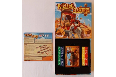 Blue Orange Rolling Bandits Dice Game COMPLETE Blue Orange Rolling Bandits Dice Game COMPLETE