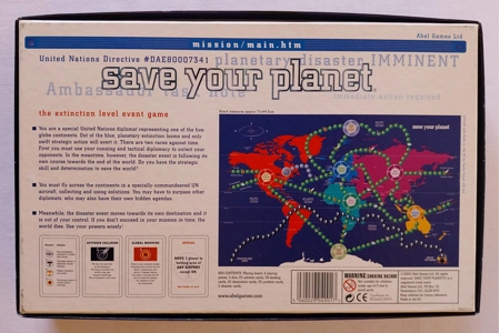 Abel Games Ltd Save Your Planet Fun Tactical Board Game COMPLETE Abel Games Ltd Save Your Planet Fun Tactical Board Game COMPLETE