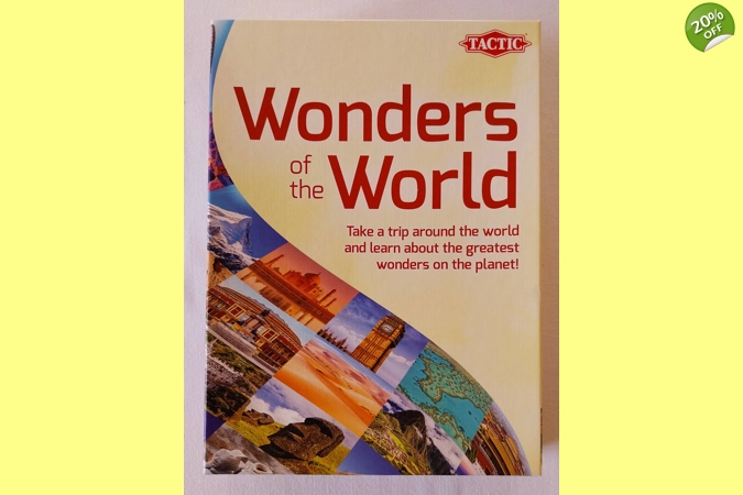 Tactic Wonders Of The World Board Game COMPLETE
