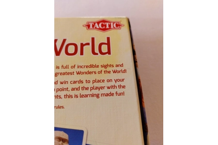 Tactic Wonders Of The World Board Game COMPLETE