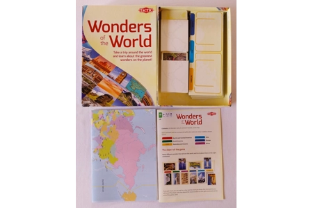 Tactic Wonders Of The World Board Game COMPLETE
